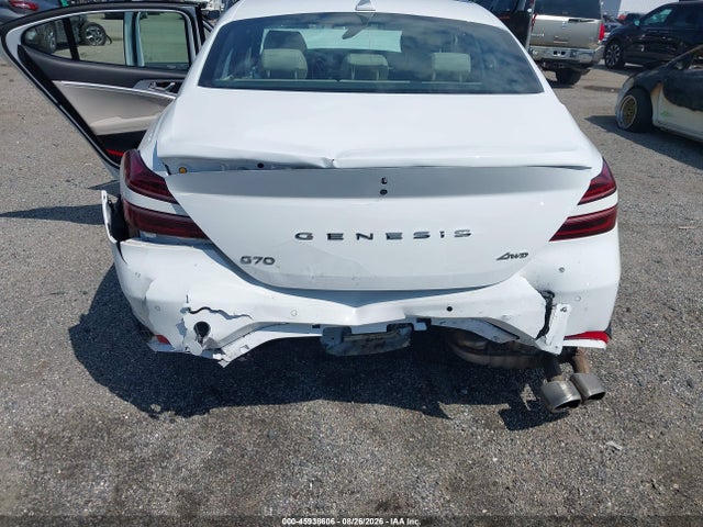 45938606 :رقم المزاد ، KMTG34TA7PU109965 vin ، 2023 Genesis G70 2.0t Awd مزاد بيع