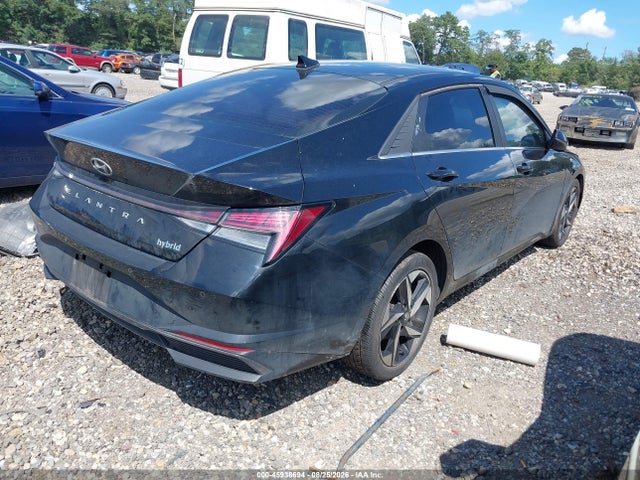 2022 Hyundai Elantra Hybrid Limited მანქანა იყიდება აუქციონზე, vin: KMHLN4AJ3NU021238, აუქციონის ნომერი: 45938694