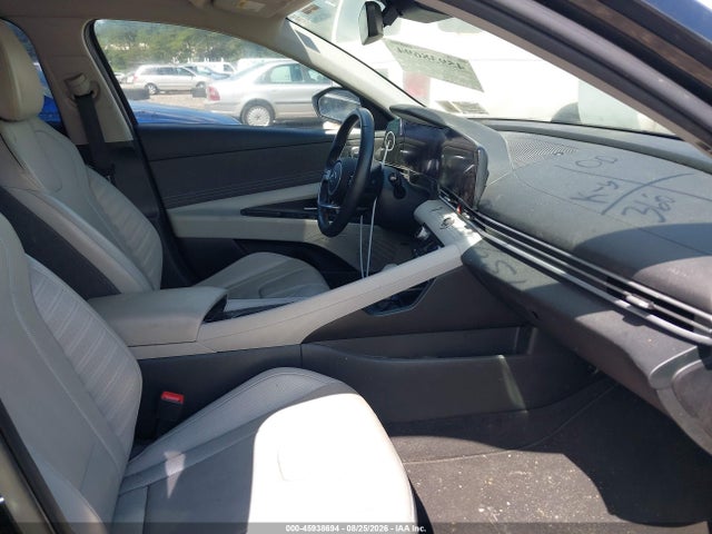 2022 Hyundai Elantra Hybrid Limited მანქანა იყიდება აუქციონზე, vin: KMHLN4AJ3NU021238, აუქციონის ნომერი: 45938694