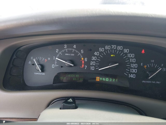 Продаж на аукціоні авто 2000 Buick Park Avenue, vin: 1G4CW52K1Y4136225, номер лоту: 45938822