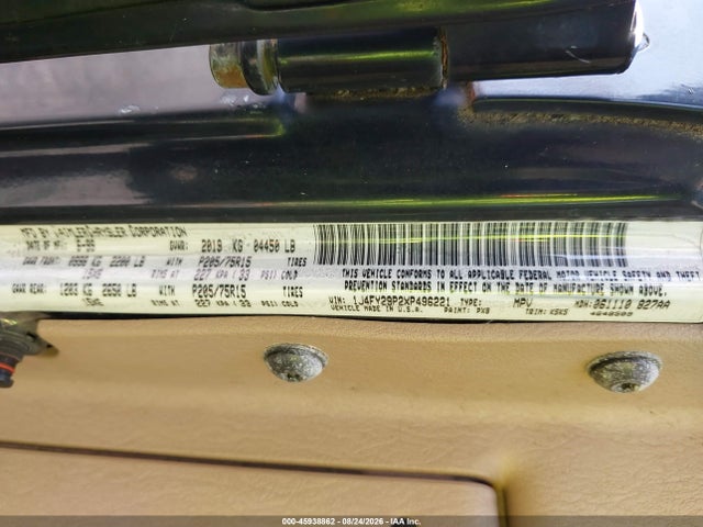 Продаж на аукціоні авто 1999 Jeep Wrangler Se, vin: 1J4FY29P2XP496221, номер лоту: 45938862