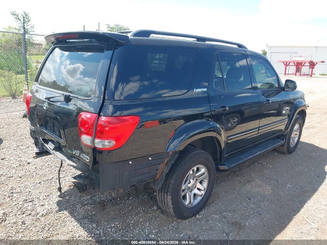 2007 Toyota Sequoia Limited მანქანა იყიდება აუქციონზე, vin: 5TDBT48AX7S280408, აუქციონის ნომერი: 45938884