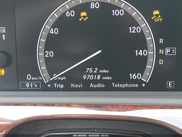 45938893 :رقم المزاد ، WDDNG7DB7CA436029 vin ، 2012 Mercedes-benz S 550 مزاد بيع