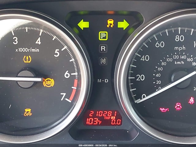 45938905 :رقم المزاد ، 1YVHZ8BH3D5M08831 vin ، 2013 Mazda Mazda6 I Sport مزاد بيع