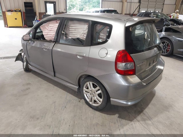 45938951 :رقم المزاد ، JHMGD386X7S028592 vin ، 2007 Honda Fit Sport مزاد بيع