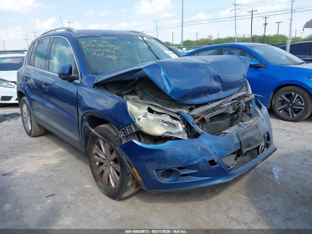 2010 Volkswagen Tiguan Se მანქანა იყიდება აუქციონზე, vin: WVGAV7AX8AW502789, აუქციონის ნომერი: 45938972