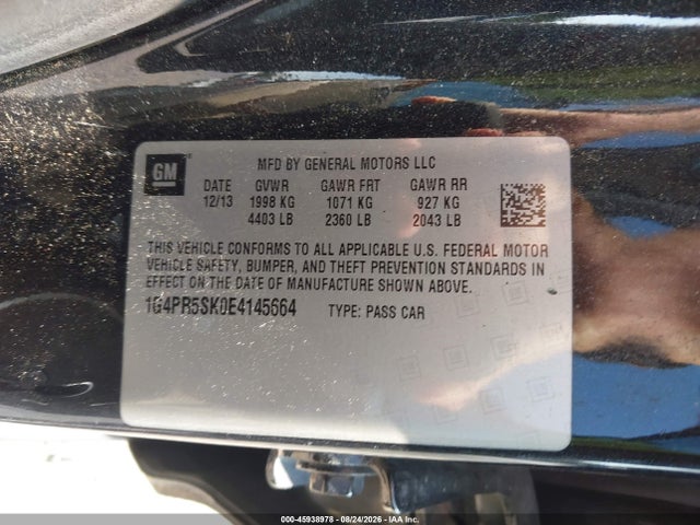 1G4PR5SK0E4145664 Buick Verano Convenience Group