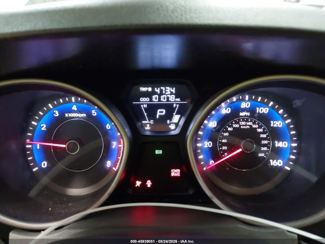 2013 Hyundai Elantra Gls მანქანა იყიდება აუქციონზე, vin: KMHDH4AE8DU976663, აუქციონის ნომერი: 45939051