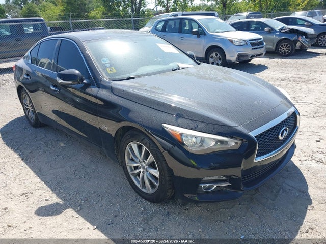 2016 Infiniti Q50 2.0t Base/2.0t Premium მანქანა იყიდება აუქციონზე, vin: JN1CV7AR3GM252724, აუქციონის ნომერი: 45939120