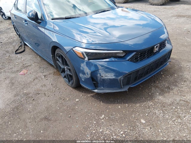 45939281 :رقم المزاد ، 2HGFE4F83SH343739 vin ، 2025 Honda Civic Hybrid Sport/sport Touring مزاد بيع
