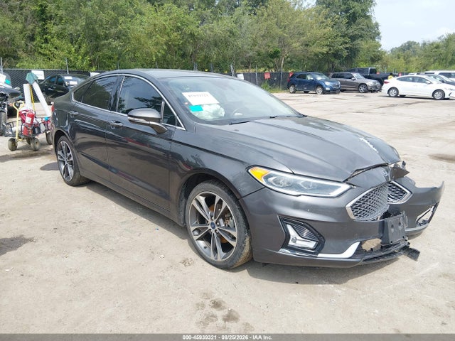 2019 Ford Fusion Titanium მანქანა იყიდება აუქციონზე, vin: 3FA6P0D98KR222194, აუქციონის ნომერი: 45939321