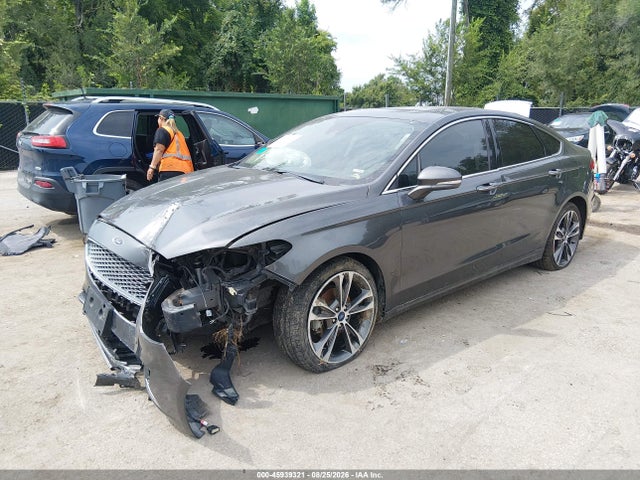 2019 Ford Fusion Titanium მანქანა იყიდება აუქციონზე, vin: 3FA6P0D98KR222194, აუქციონის ნომერი: 45939321
