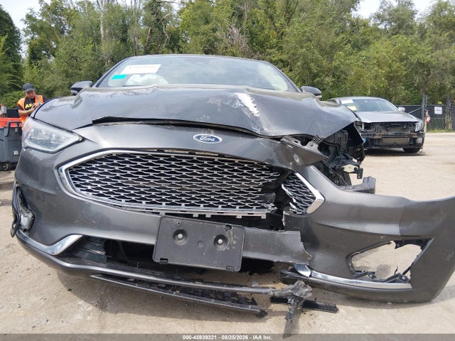 2019 Ford Fusion Titanium მანქანა იყიდება აუქციონზე, vin: 3FA6P0D98KR222194, აუქციონის ნომერი: 45939321