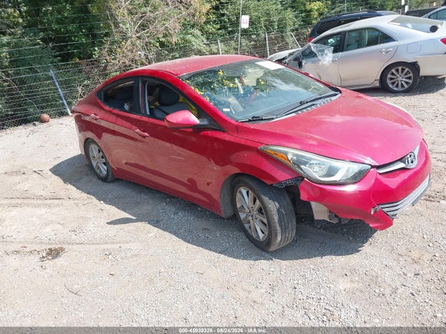 2015 Hyundai Elantra Se მანქანა იყიდება აუქციონზე, vin: KMHDH4AE7FU393875, აუქციონის ნომერი: 45939328