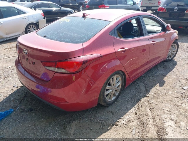 2015 Hyundai Elantra Se მანქანა იყიდება აუქციონზე, vin: KMHDH4AE7FU393875, აუქციონის ნომერი: 45939328