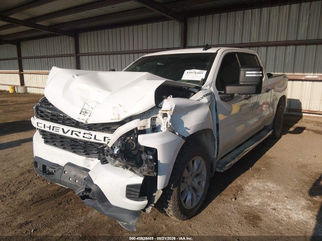 45939489 :رقم المزاد ، 3GCUYBEF9MG360064 vin ، 2021 Chevrolet Silverado 1500 4wd  Short Bed Custom مزاد بيع