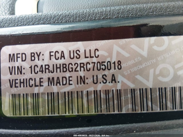 Продаж на аукціоні авто 2024 Jeep Grand Cherokee Limited 4x4, vin: 1C4RJHBG2RC705018, номер лоту: 45939525