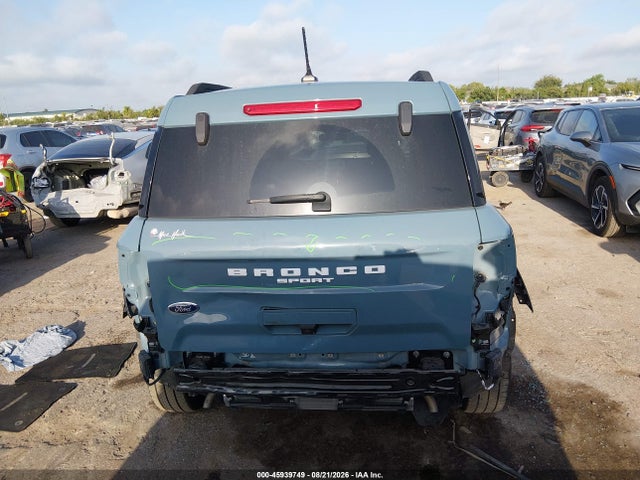Продажа на аукционе авто 2023 Ford Bronco Sport Big Bend, vin: 3FMCR9B65PRD89216, номер лота: 45939749
