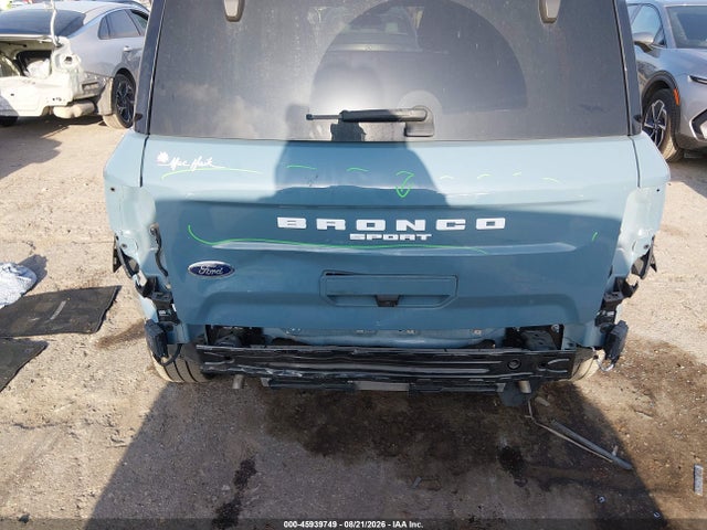 Продажа на аукционе авто 2023 Ford Bronco Sport Big Bend, vin: 3FMCR9B65PRD89216, номер лота: 45939749