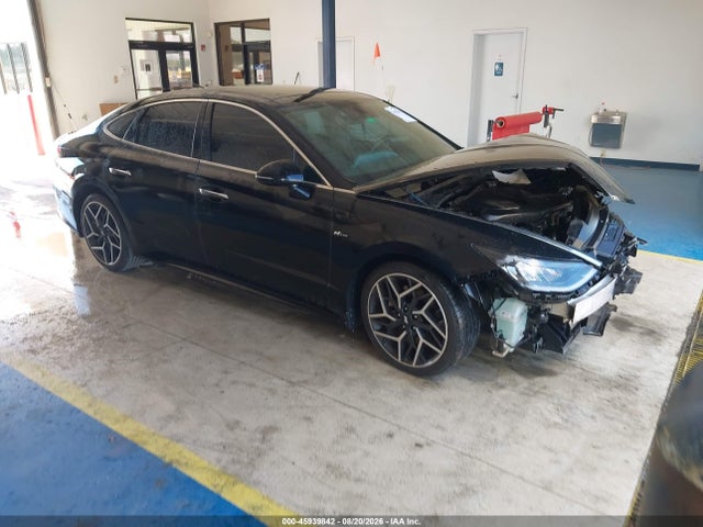 2021 Hyundai Sonata N Line მანქანა იყიდება აუქციონზე, vin: 5NPEK4JC6MH124833, აუქციონის ნომერი: 45939842