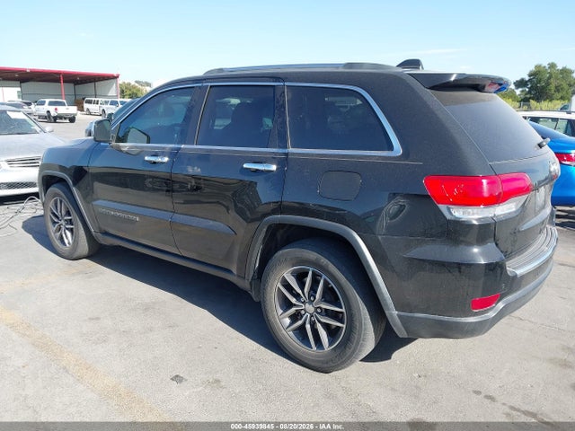 2018 Jeep Grand Cherokee Limited 4x2 მანქანა იყიდება აუქციონზე, vin: 1C4RJEBG0JC472114, აუქციონის ნომერი: 45939845