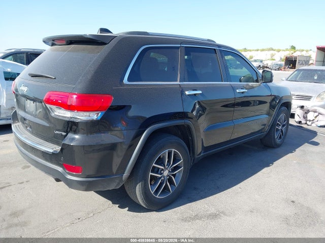 2018 Jeep Grand Cherokee Limited 4x2 მანქანა იყიდება აუქციონზე, vin: 1C4RJEBG0JC472114, აუქციონის ნომერი: 45939845