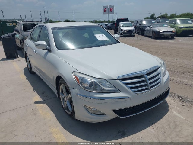 2013 Hyundai Genesis 3.8 მანქანა იყიდება აუქციონზე, vin: KMHGC4DD0DU243991, აუქციონის ნომერი: 45939876