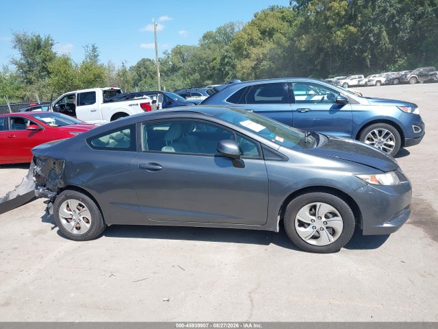 45939907 :رقم المزاد ، 2HGFG3B55DH529284 vin ، 2013 Honda Civic Lx مزاد بيع