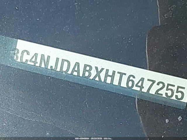 45940064 :رقم المزاد ، 3C4NJDABXHT647255 vin ، 2017 Jeep New Compass Sport 4x4 مزاد بيع
