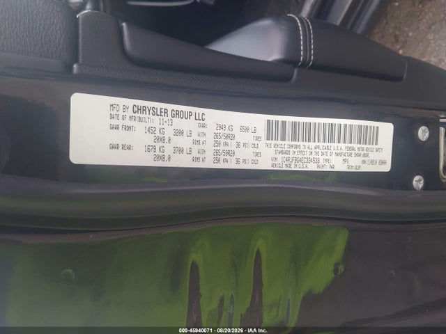 45940071 :رقم المزاد ، 1C4RJFBG4EC334538 vin ، 2014 Jeep Grand Cherokee Limited مزاد بيع