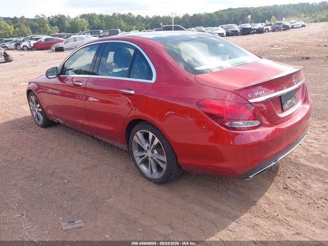 Продажа на аукционе авто 2016 Mercedes-benz C 300, vin: 55SWF4JB2GU122627, номер лота: 45940085