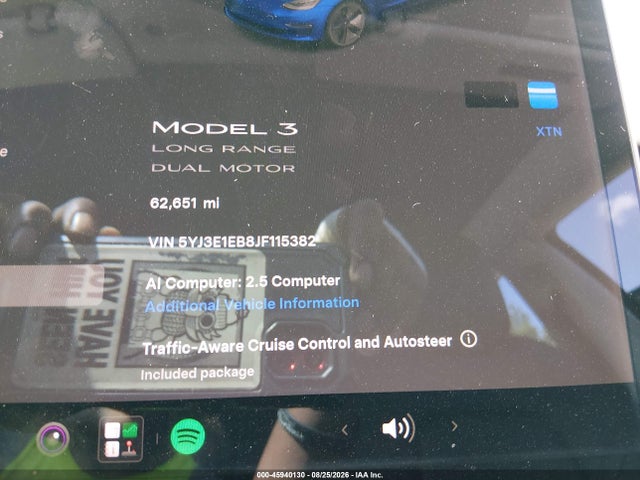 Tesla Model 3 Long Range/performance 2018 5YJ3E1EB8JF115382 Image 15