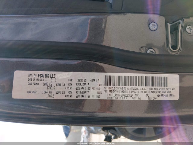 45940207 :رقم المزاد ، 1C4NJRFB8GD523124 vin ، 2016 Jeep Patriot Latitude مزاد بيع