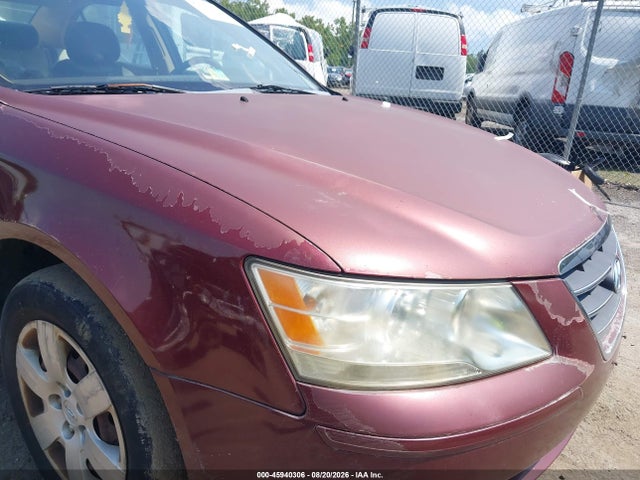 2009 Hyundai Sonata Gls მანქანა იყიდება აუქციონზე, vin: 5NPET46C99H490234, აუქციონის ნომერი: 45940306