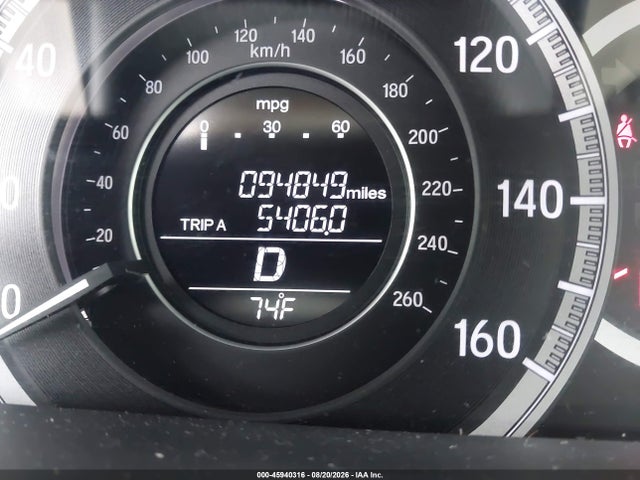 45940316 :رقم المزاد ، 1HGCR2F31GA139298 vin ، 2016 Honda Accord Lx مزاد بيع