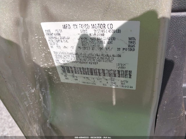 45940333 :رقم المزاد ، 1FMCU0DG8BKC42157 vin ، 2011 Ford Escape Xlt مزاد بيع