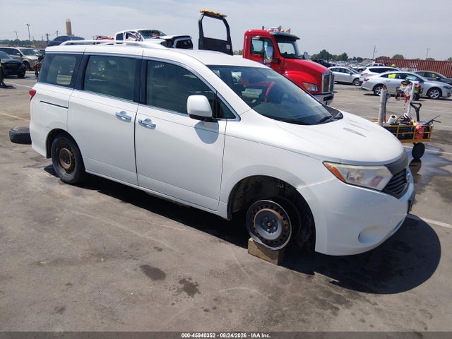 2014 Nissan Quest S მანქანა იყიდება აუქციონზე, vin: JN8AE2KP8E9101323, აუქციონის ნომერი: 45940352