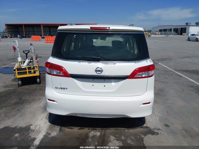 Продажа на аукционе авто 2014 Nissan Quest S, vin: JN8AE2KP8E9101323, номер лота: 45940352