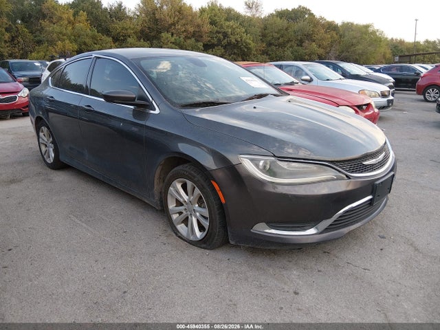 2015 Chrysler 200 Limited მანქანა იყიდება აუქციონზე, vin: 1C3CCCAB8FN661880, აუქციონის ნომერი: 45940355