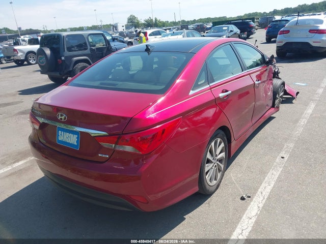 2014 Hyundai Sonata Limited მანქანა იყიდება აუქციონზე, vin: 5NPEC4AC6EH899339, აუქციონის ნომერი: 45940417