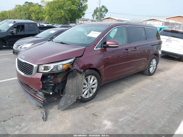 45940501 :رقم المزاد ، KNDMC5C14G6128064 vin ، 2016 Kia Sedona Ex مزاد بيع