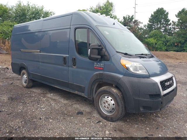 45940520 :رقم المزاد ، 3C6URVJG1LE140531 vin ، 2020 Ram Promaster 3500 Cargo Van High Roof 159 Wb Ext مزاد بيع