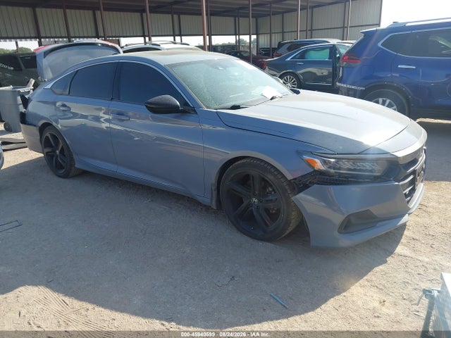 2022 Honda Accord Sport 2.0t მანქანა იყიდება აუქციონზე, vin: 1HGCV2F37NA008787, აუქციონის ნომერი: 45940599
