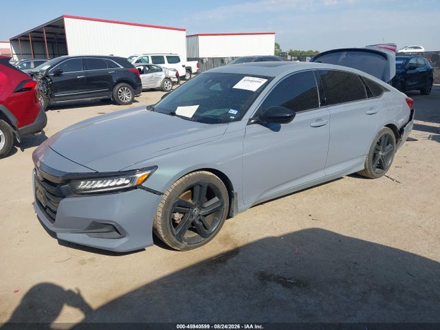 2022 Honda Accord Sport 2.0t მანქანა იყიდება აუქციონზე, vin: 1HGCV2F37NA008787, აუქციონის ნომერი: 45940599