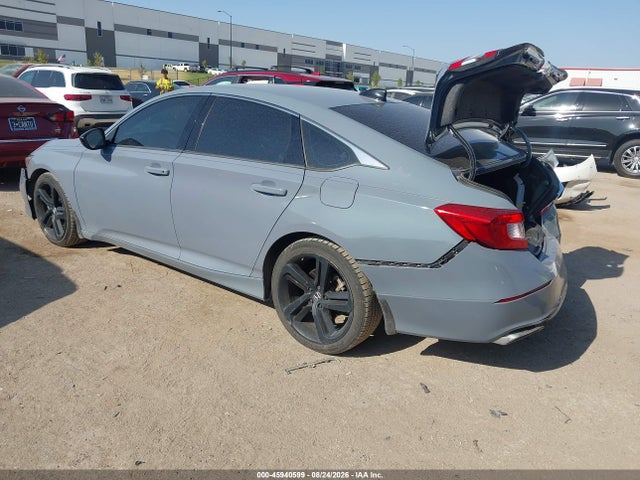 2022 Honda Accord Sport 2.0t მანქანა იყიდება აუქციონზე, vin: 1HGCV2F37NA008787, აუქციონის ნომერი: 45940599