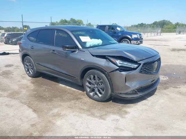 2022 Acura Mdx A-spec Package მანქანა იყიდება აუქციონზე, vin: 5J8YE1H06NL027631, აუქციონის ნომერი: 45940666