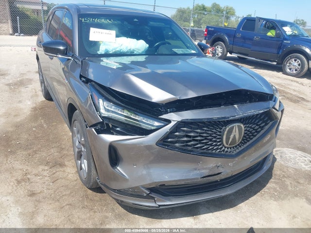 2022 Acura Mdx A-spec Package მანქანა იყიდება აუქციონზე, vin: 5J8YE1H06NL027631, აუქციონის ნომერი: 45940666