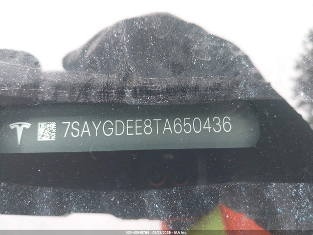 Aukcja sprzedaży 2026 Tesla Model Y, vin: 7SAYGDEE8TA650436, numer aukcji: 45940765