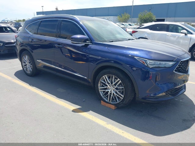 Aukcja sprzedaży 2022 Acura Mdx Advance Package, vin: 5J8YE1H82NL046988, numer aukcji: 45940771