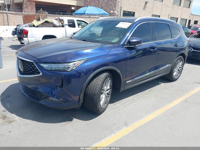 Aukcja sprzedaży 2022 Acura Mdx Advance Package, vin: 5J8YE1H82NL046988, numer aukcji: 45940771